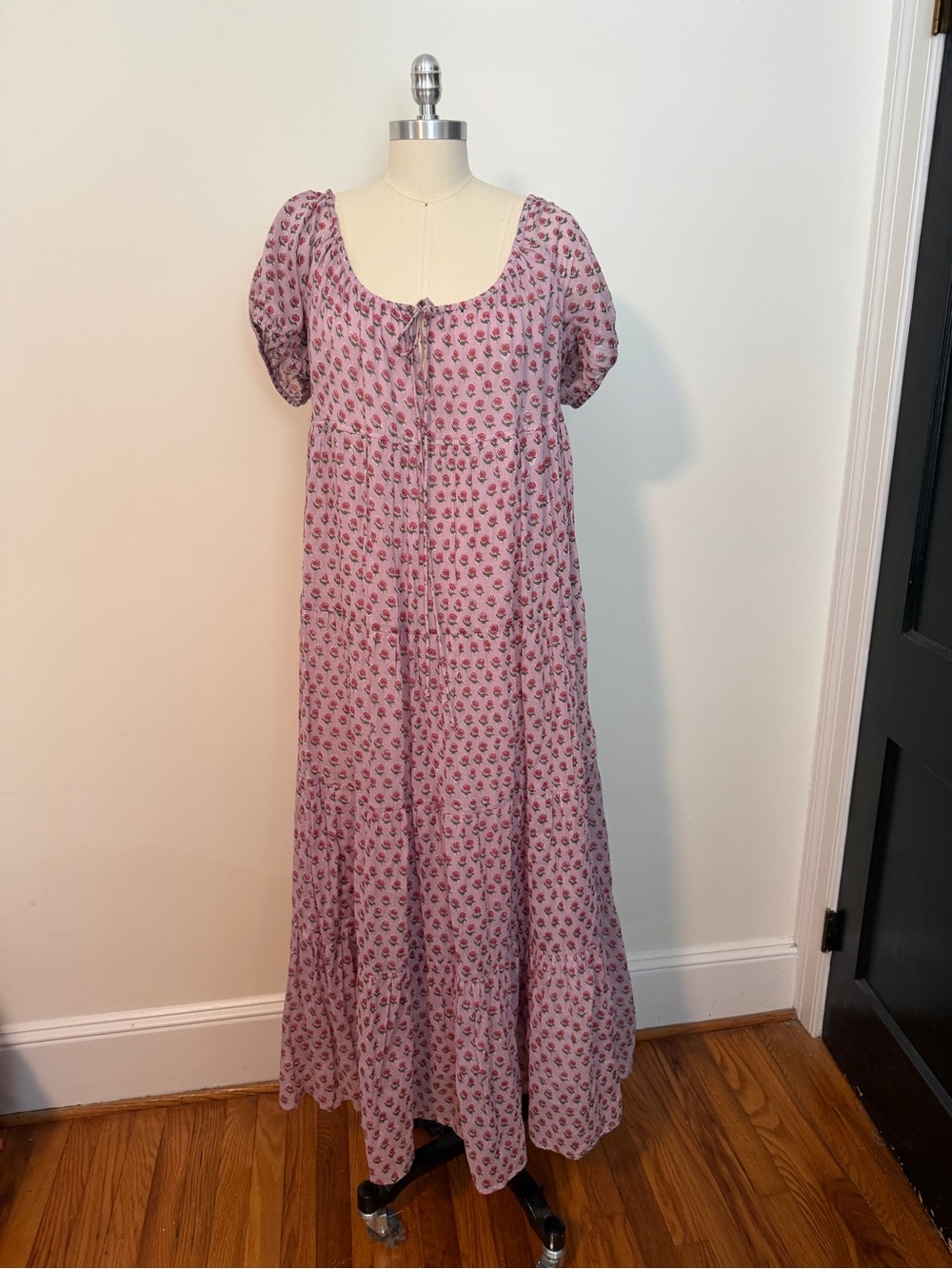 Daughters of India Purple Maxi Dress